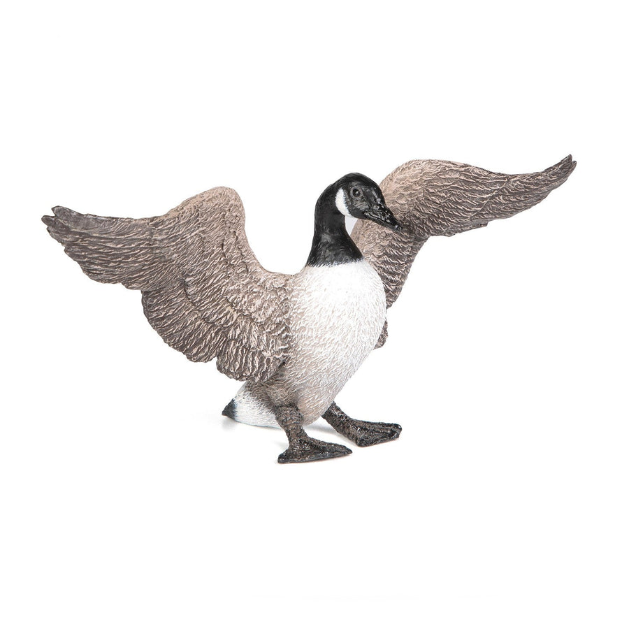Figurine Oie Bernache Papo en PVC, thème oiseaux, Collection Animaux sauvages, jouet éducatif idéal pour enfants et collectionneurs