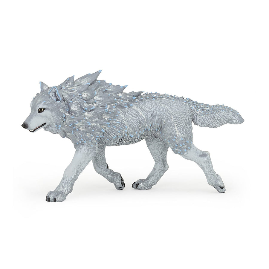 Figurine Loup des glaces Papo en PVC, Collection Fantastique, jouet éducatif idéal pour enfants et collectionneurs