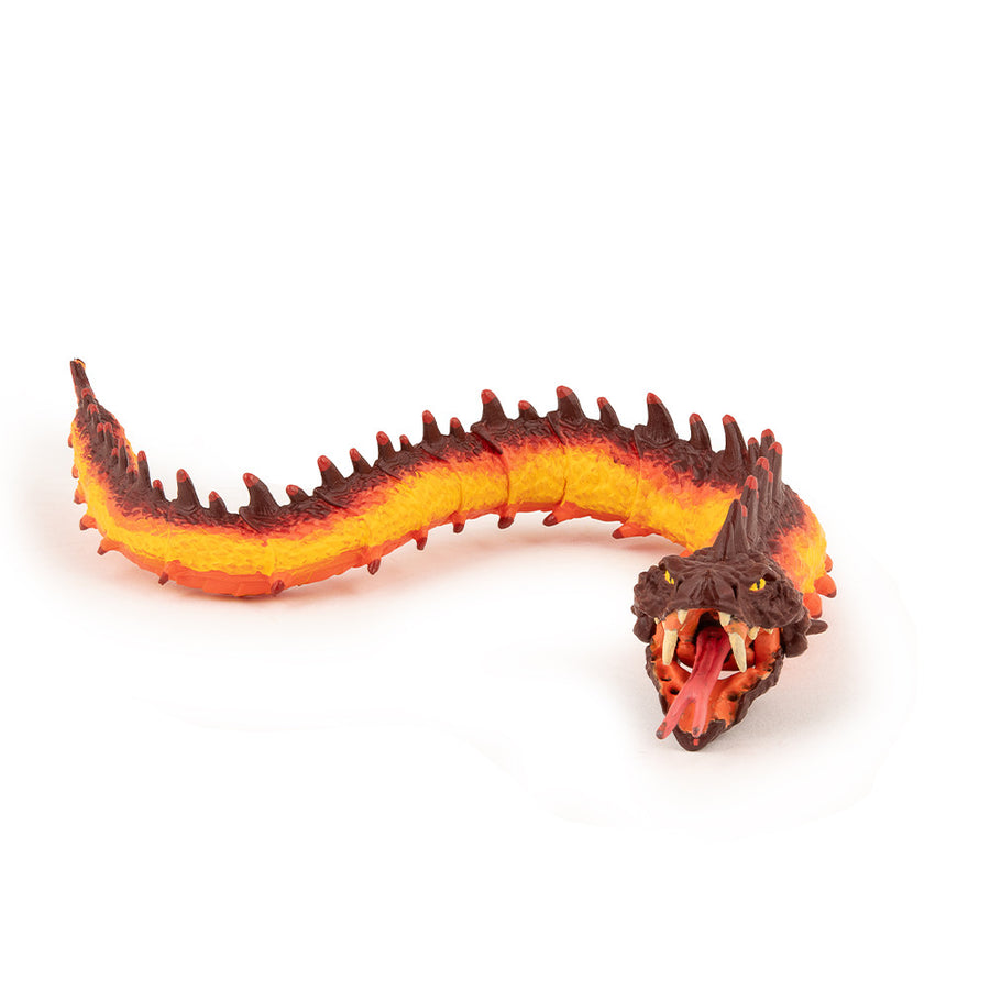 Figurine Basilic de feu Papo en PVC, Collection Fantastique, jouet éducatif idéal pour enfants et collectionneurs