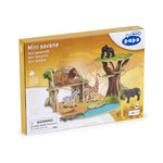 Mini Savane Papo en carton renforcé, Collection MINI PAPO, jouet éducatif idéal pour enfants