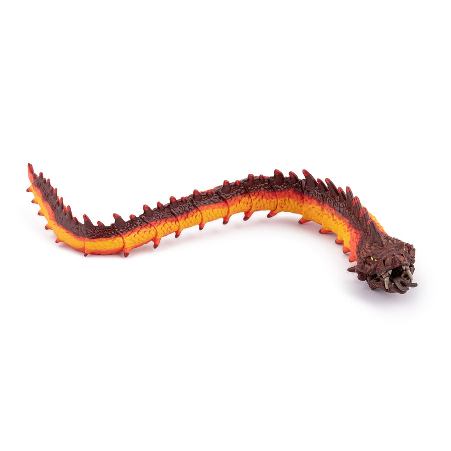 Figurine Basilic de feu Papo en PVC, Collection Fantastique, jouet éducatif idéal pour enfants et collectionneurs