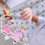 Elfe rose au lys  Papo en PVC, Collection Monde enchanté, jouet éducatif idéal pour enfants