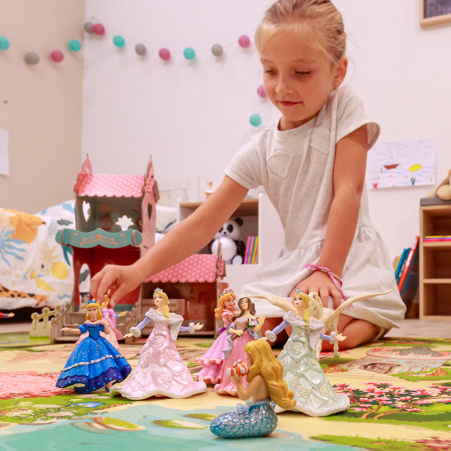 La princesse enchantée Papo en PVC, Collection Monde enchanté, jouet éducatif idéal pour enfants