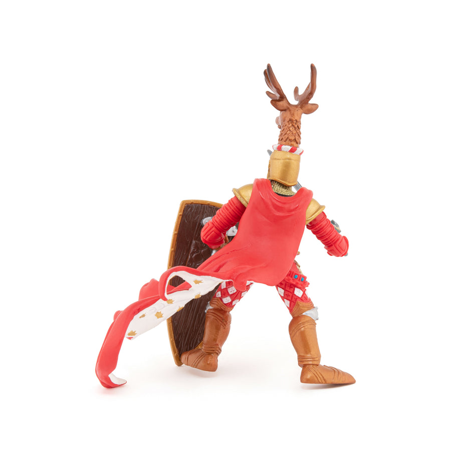 Maître des armes cimier cerf Papo en PVC, Collection Médiéval, jouet éducatif idéal pour enfants et collectionneurs
