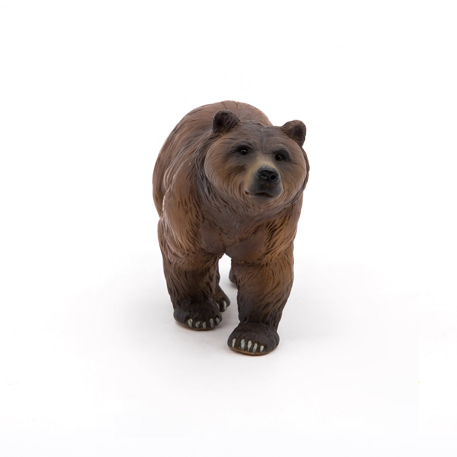 Figurine Ours des Pyrénées Papo en PVC, thème forêt, Collection Animaux sauvages, jouet éducatif idéal pour enfants et collectionneurs