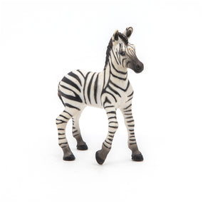 Figurine Bébé zèbre Papo en PVC, thème savane, Collection Animaux sauvages, jouet éducatif idéal pour enfants et collectionneurs