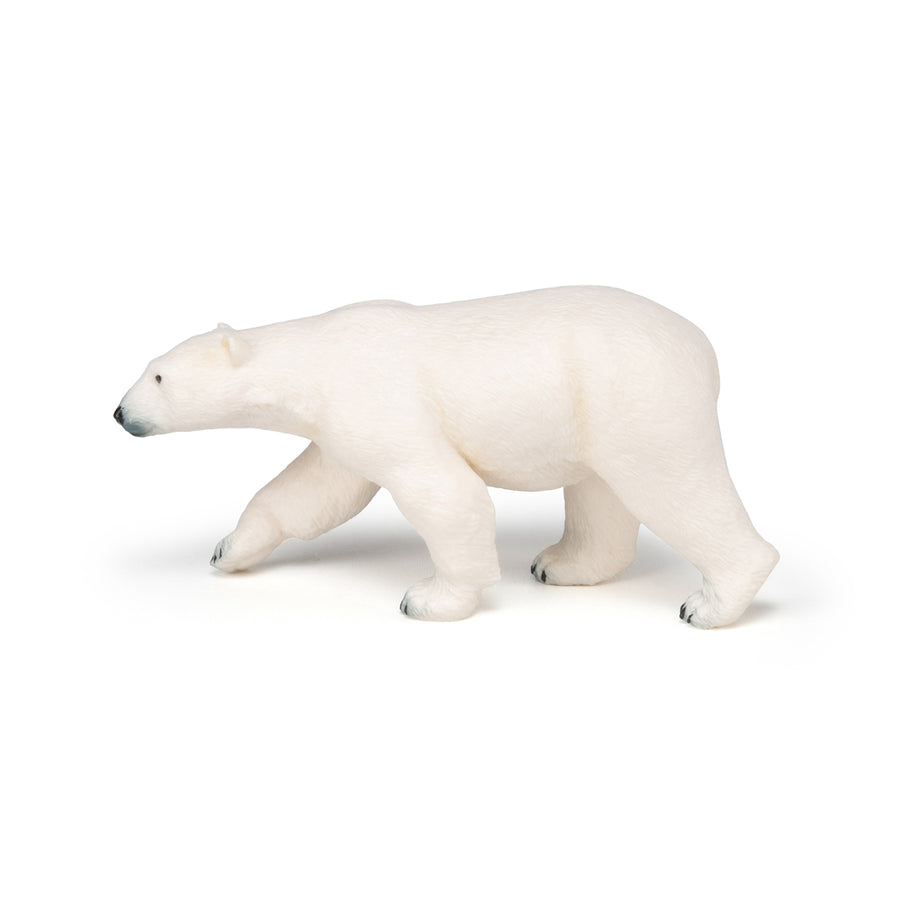 Figurine Ours polaire Papo en PVC, Collection Animaux sauvages, jouet éducatif idéal pour enfants et collectionneurs