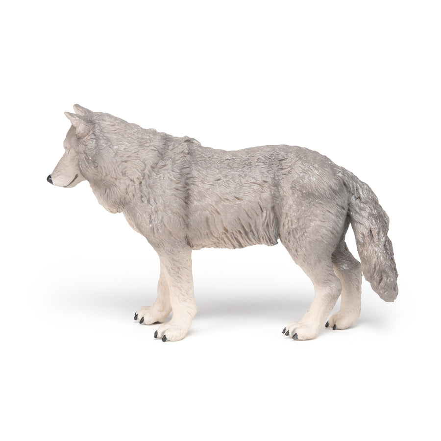 Grand loup Papo en PVC, Collection figurines géantes, jouet éducatif idéal pour enfants