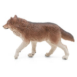 Figurine Loup Papo en PVC, thème forêt, Collection Animaux sauvages, jouet éducatif idéal pour enfants et collectionneurs
