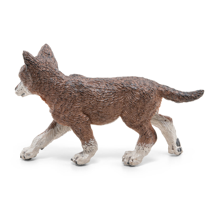 Figurine Louveteau Papo en PVC, thème forêt, Collection Animaux sauvages, jouet éducatif idéal pour enfants et collectionneurs