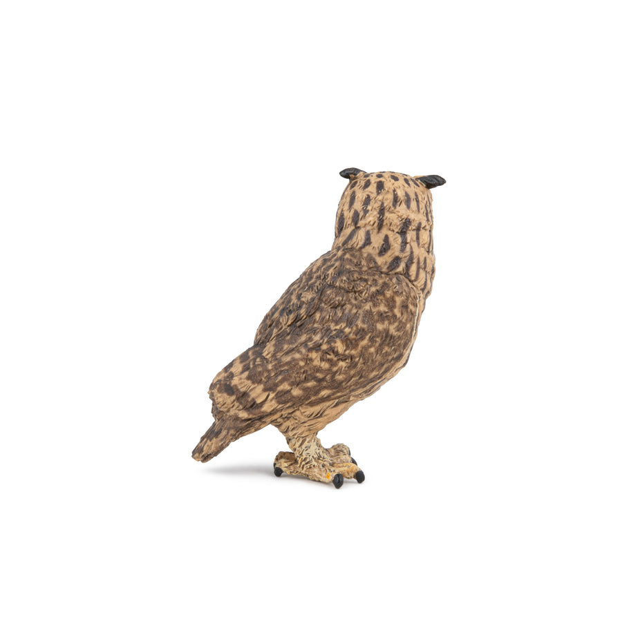 Figurine Hibou grand duc Papo en PVC, thème oiseaux / forêt, Collection Animaux sauvages, jouet éducatif idéal pour enfants et collectionneurs