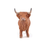 Figurine Vache Highland Papo en PVC, Collection Vie à la ferme, jouet éducatif idéal pour enfants et collectionneurs