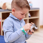 Poulain appaloosa noir Papo en PVC, Collection chevaux, jouet éducatif idéal pour enfants et collectionneurs