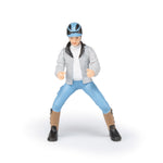 Figurine Jeune cavalier Papo en PVC, Collection chevaux, jouet éducatif idéal pour enfants et collectionneurs