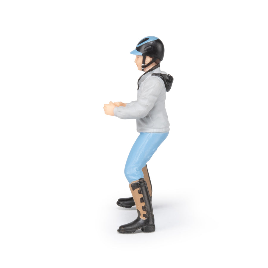 Figurine Jeune cavalier Papo en PVC, Collection chevaux, jouet éducatif idéal pour enfants et collectionneurs