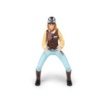 Figurine Cavalière fashion bleue Papo en PVC, Collection chevaux, jouet éducatif idéal pour enfants et collectionneurs