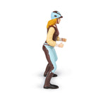 Figurine Cavalière fashion bleue Papo en PVC, Collection chevaux, jouet éducatif idéal pour enfants et collectionneurs